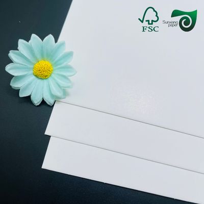 FSC 235gsm Food Grade White Wrapping Paper Board  For Deep Fried Food Packaging