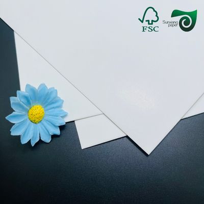 FSC 260gsm Heat Resistant PET Coated White Cardboard  Food Grade For Toasting