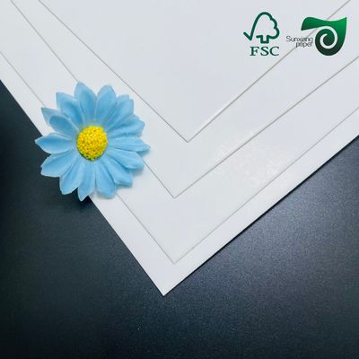 FSC 210g Food Grade C1S SBS Solid Paper Card   One Side Coated 30 40in white cardboard