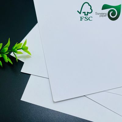FSC C2S Double Side White Coated Duplex Paper 1.5mm 2mm High Thickness For Game Cardboard