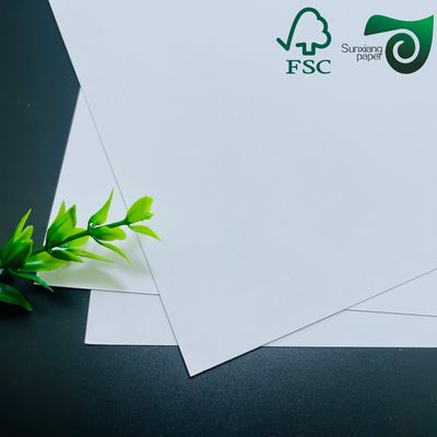 FSC 200gsm 450gsm Coated White Duplex Paper Board Grey Back Recycled Pulp
