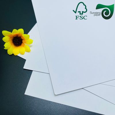 FSC 200gsm 450gsm Coated White Duplex Paper Board Grey Back Recycled Pulp