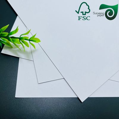 FSC 300GSM Recycled Coated Duplex Board White Top Grey Back For File Books Packaging