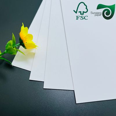 FSC Bright White Lined Solid Coated Duplex Board 300gsm For Show Cards Packaging