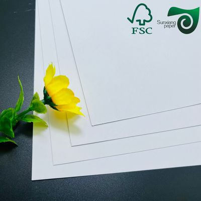 FSC 300gsm 350gsm Smooth Clay Coated Duplex Board White Top Grey Back Duplex Board