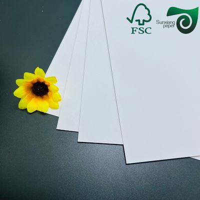 1mm Grey Cored Dual Sided White Cardstock Matte Surface Superior Ink Absorption