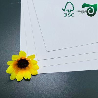 FSC 300gsm 350gsm Smooth Clay Coated Duplex Board White Top Grey Back Duplex Board
