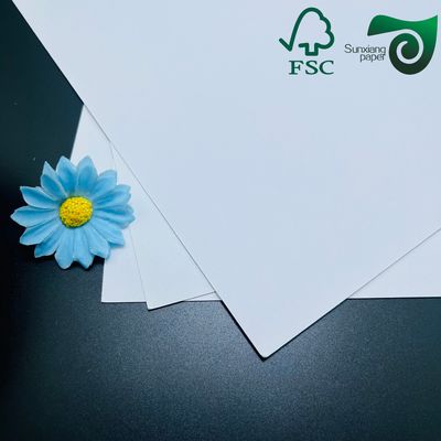 FSC Single Sided Coated Recycled Pulp Duplex Paper Grey Back Board For Packaging Boxes