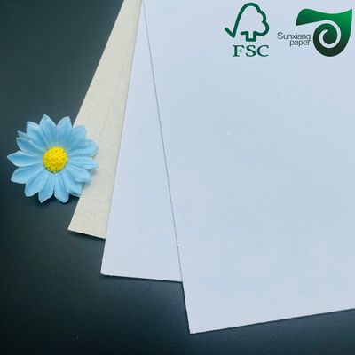 FSC Bright White Lined Solid Coated Duplex Board 300gsm For Show Cards Packaging