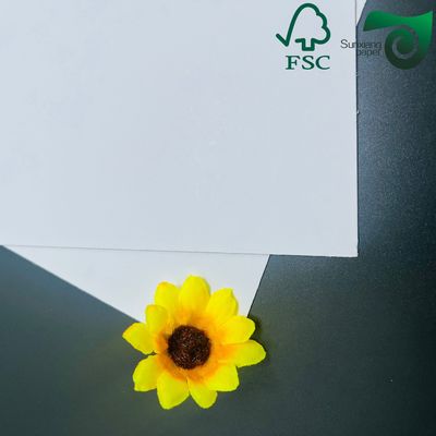 FSC Single Sided Coated Recycled Pulp Duplex Paper Grey Back Board For Packaging Boxes