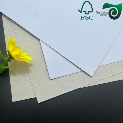 FSC 260gsm  Duplex Board Grey Back  Recycled Paperboard For Packaging Printing