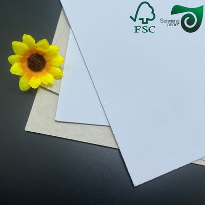 350gsm Grey Back White Board High Stiffness Box Board Duplex Board Grey Back