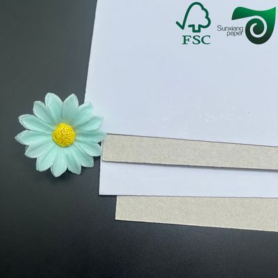 FSC 400gsm Two Ply Grey Back White Board Is A High Performance Packaging