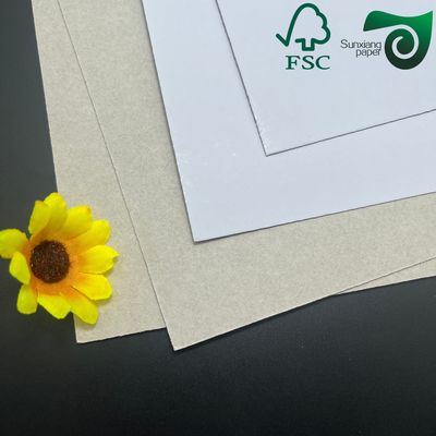 FSC 230gsm 250gsm  White Grey-Backed Coated Duplex Board Recycled Pulp