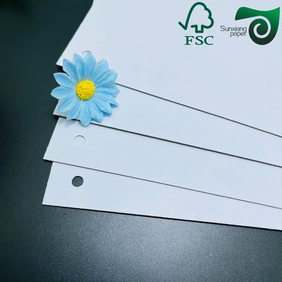 FSC Printable Hard Fold Duplex Board 230gsm White Front  Grey Back For Notebook Covers