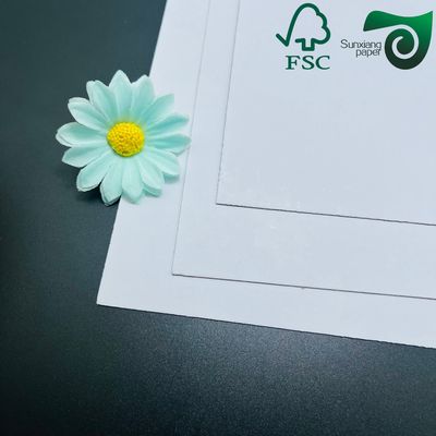 FSC Double Sided White Coated Duplex Board 1.2mm Thick Sheets For Wrapping Printing