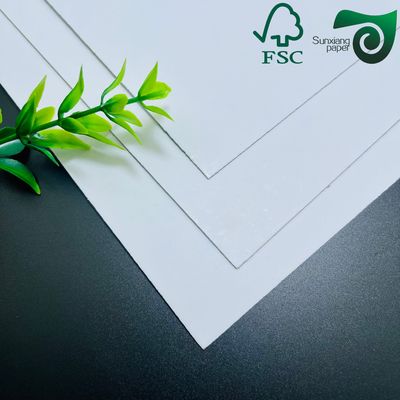 FSC Double Sided White Coated Duplex Board 1.2mm Thick Sheets For Wrapping Printing