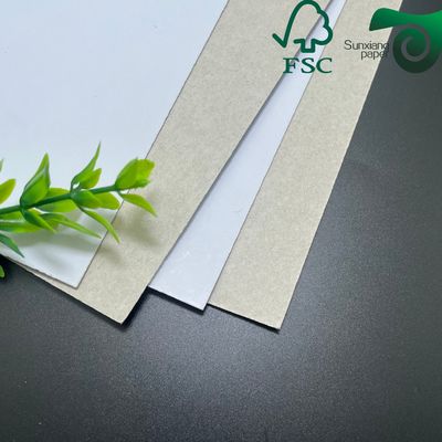 FSC Grey Backed Coated Duplex Board 230gsm 250gsm Ideal For Shoe Box Manufacturing