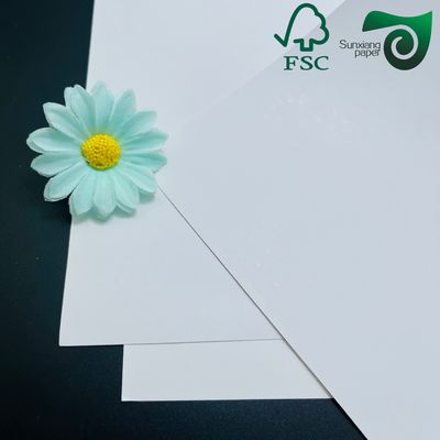 Premium White Cardboard Made from 100% Virgin Wood Pulp in 290gsm to 320gsm for Offset, Flexo, Gravure Printing