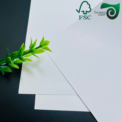 Premium White Cardboard Made from 100% Virgin Wood Pulp in 290gsm to 320gsm for Offset, Flexo, Gravure Printing