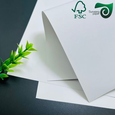 Premium White Cardboard Made from 100% Virgin Wood Pulp in 290gsm to 320gsm for Offset, Flexo, Gravure Printing