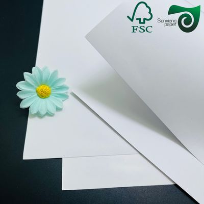 Premium White Cardboard Made from 100% Virgin Wood Pulp in 290gsm to 320gsm for Offset, Flexo, Gravure Printing