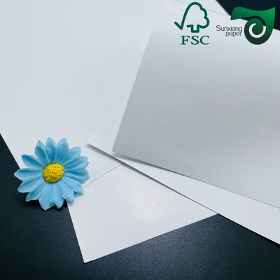 FSC 128gsm 150gsm Coated Gloss Digital Printing Paper For Menus Premium Printing