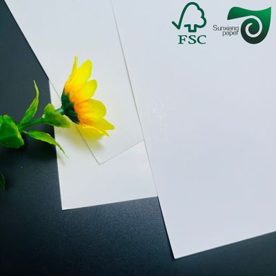 FSC Certified Eco Friendly 300gsm C2S Double Side Glossy Coated Laser Paper Card