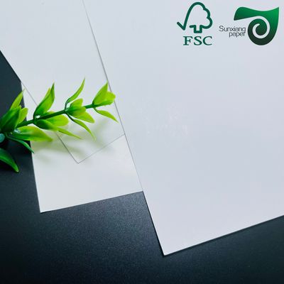 FSC 280gsm 310gsm 330gsm  C2S Double Glossy Art Paper Blue Black Core