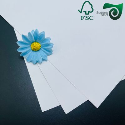 FSC 280gsm 310gsm 330gsm  C2S Double Glossy Art Paper Blue Black Core