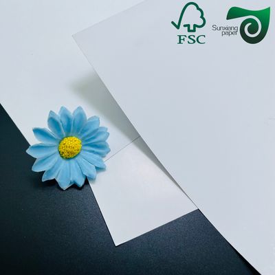 FSC 280gsm 310gsm 330gsm  C2S Double Glossy Art Paper Blue Black Core
