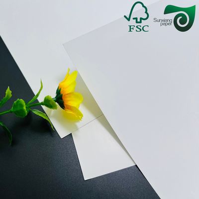 Recyclable White C2S Coated Paper FSC Highly Polished Finish 300gsm 350gsm