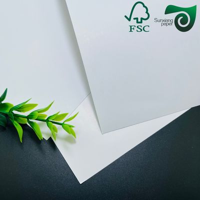 FSC 128gsm 157gsm White C2S Couche Paper Brilliant Double Sided Gloss Coated Art Paper