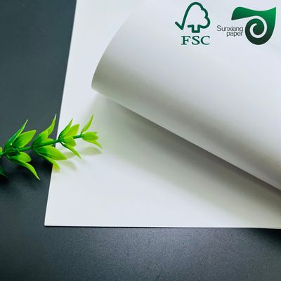 FSC 80gsm 90gsm Super White Gloss Mirror Cast Coated Paper For Sticker 20 30 Inches