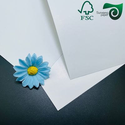 FSC 80gsm 90gsm Super White Gloss Mirror Cast Coated Paper For Sticker 20 30 Inches