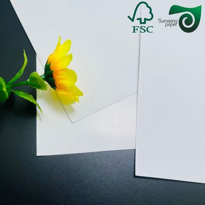 Recyclable White C2S Coated Paper FSC Highly Polished Finish 300gsm 350gsm