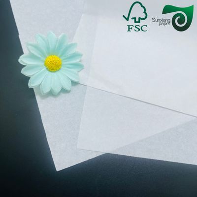 FSC Certified 55gsm  Silicone Coated Greaseproof Baking Paper Brown White Food-Grade