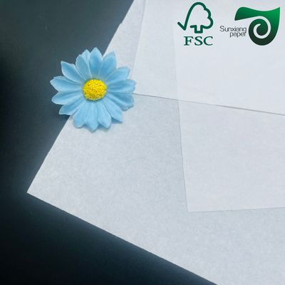 FSC Certified 55gsm  Silicone Coated Greaseproof Baking Paper Brown White Food-Grade