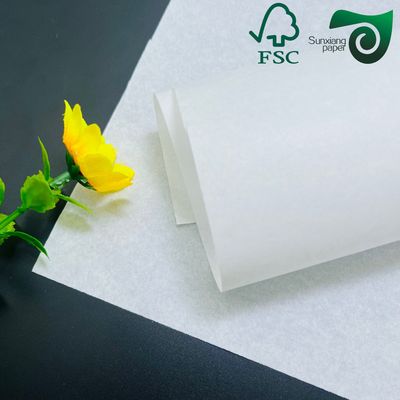 FSC Certified 55gsm  Silicone Coated Greaseproof Baking Paper Brown White Food-Grade
