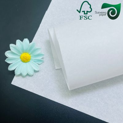 FSC Certified 55gsm  Silicone Coated Greaseproof Baking Paper Brown White Food-Grade