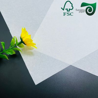 FSC Certified Recyclable White Packaging Paper For Drinks Straws  Cutlery High Printability