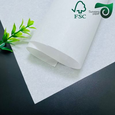 FSC Certified Recyclable White Packaging Paper For Drinks Straws  Cutlery High Printability