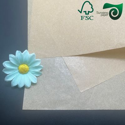 FSC Certified Food Grade Silicone Oil Paper  40gsm 50gsm Greaseproof  High Temperature Resistant