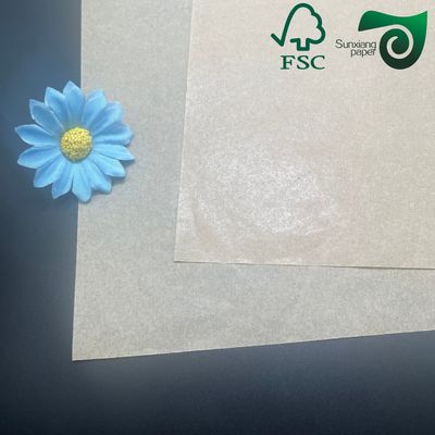 FSC Certified Food Grade Silicone Oil Paper  40gsm 50gsm Greaseproof  High Temperature Resistant