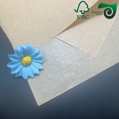 FSC Certified 55gsm 60gsm Silicone Coated Greaseproof Baking Paper Brown White