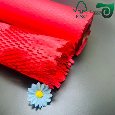 FSC 80gsm Eco Friendly Honeycomb Paper Packaging Shockproof Cushion Pad For E Commerce