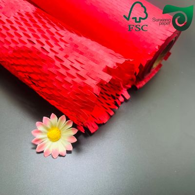 FSC 80gsm Honeycomb Shockproof Cushion Paper For E Commerce Packaging