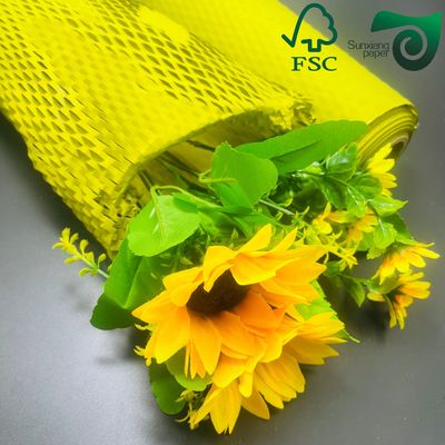 FSC 80gsm Honeycomb Wrap Eco Friendly Cushioning E Commerce Fragile Item Packaging