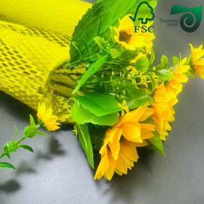 FSC 50gsm 80gsm Brown Honeycomb Wrap Eco Friendly Cushioning For E Commerce Fragile Items