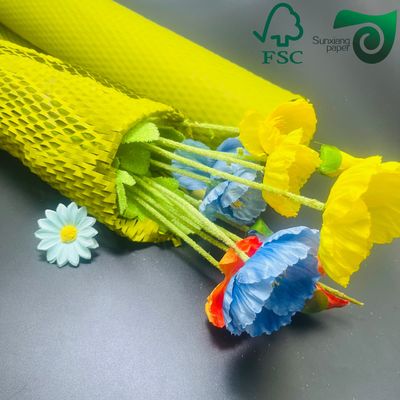 FSC Certified 80gsm White Brown Honeycomb Wrap  Eco Protection For Fragile E Commerce Goods